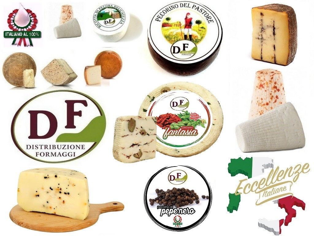 Fromages italiens frais, surgelés, IQF : grossiste, fournisseur italien