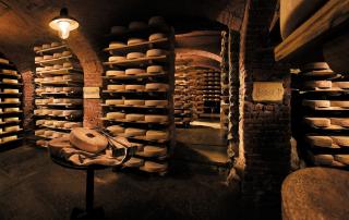 Meules fromages italiens aop