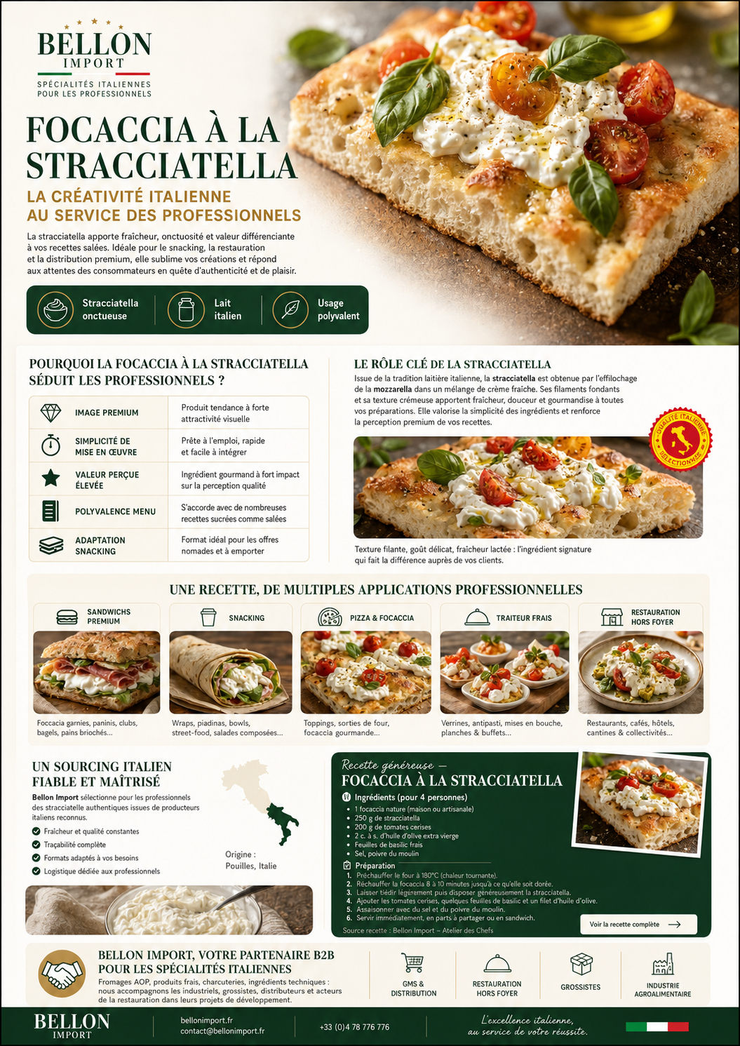 Fiche recette — suggestion de présentation