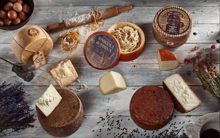 Fromages italiens aromatisés