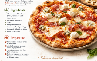 recette pizza bellon import